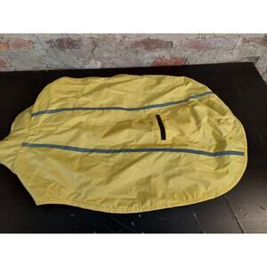 Dog Whisperer Rain Jacket Size XL Yellow F